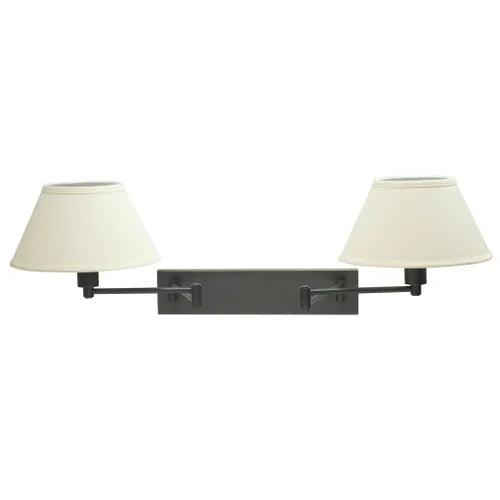 House of Troy Home Office Pharmacy Swing Arm Oil Rubbed Bronze Double Wall Lamp WS14-2-91