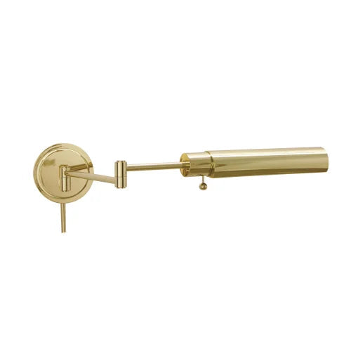 House of Troy Home Office Pharmacy Swing Arm Polished Brass Wall Lamp WS12-61-F