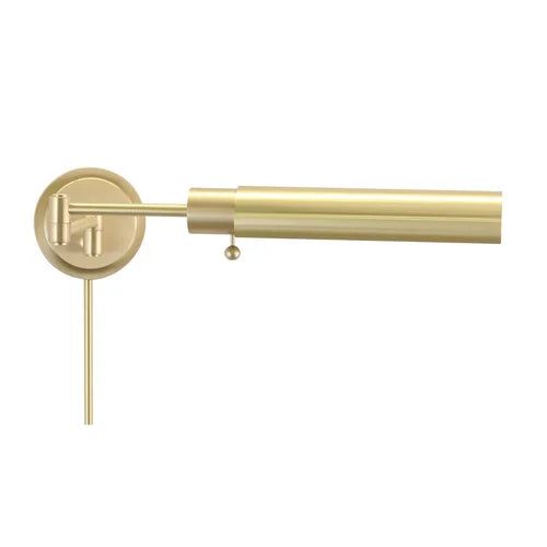 House of Troy Home Office Pharmacy Swing Arm Satin Brass Wall Lamp WS12-51-F