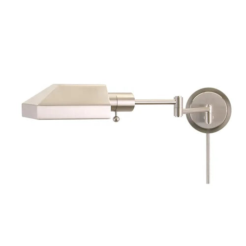 House of Troy Home Office Pharmacy Swing Arm Satin Nickel Wall Lamp WS12-52-J