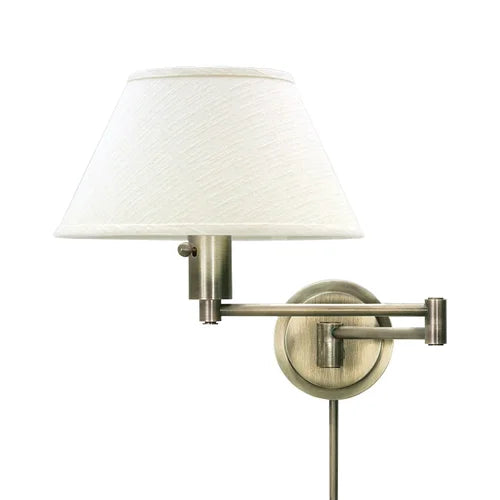 House of Troy Home Office Swing Arm Antique Brass Wall Lamp WS14-71