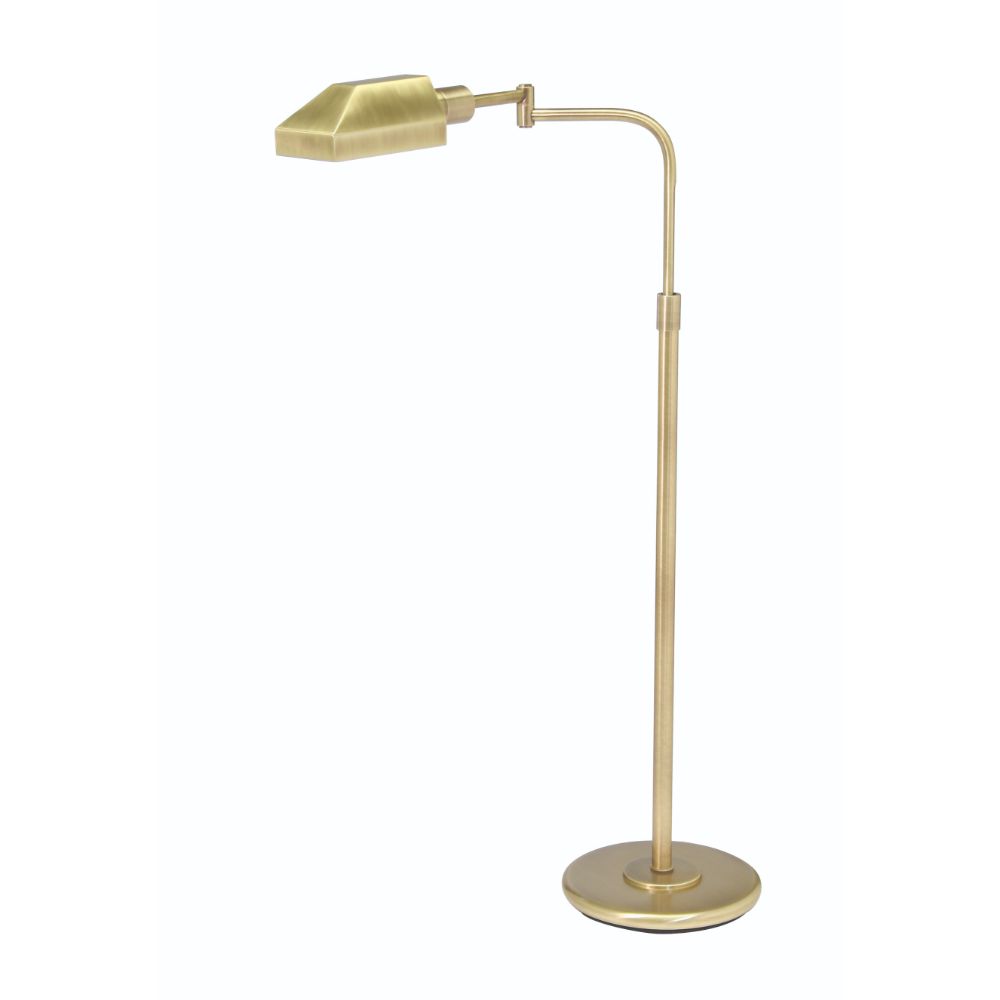 House of Troy Home/Office 11" Antique Brass Floor Lamp