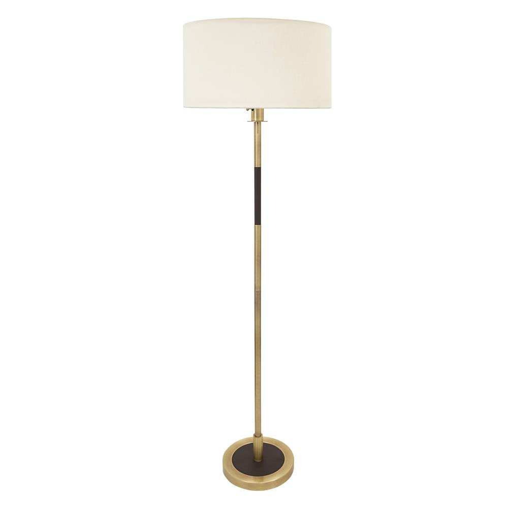 House of Troy Huntington 20" Antique Brass Floor Lamp