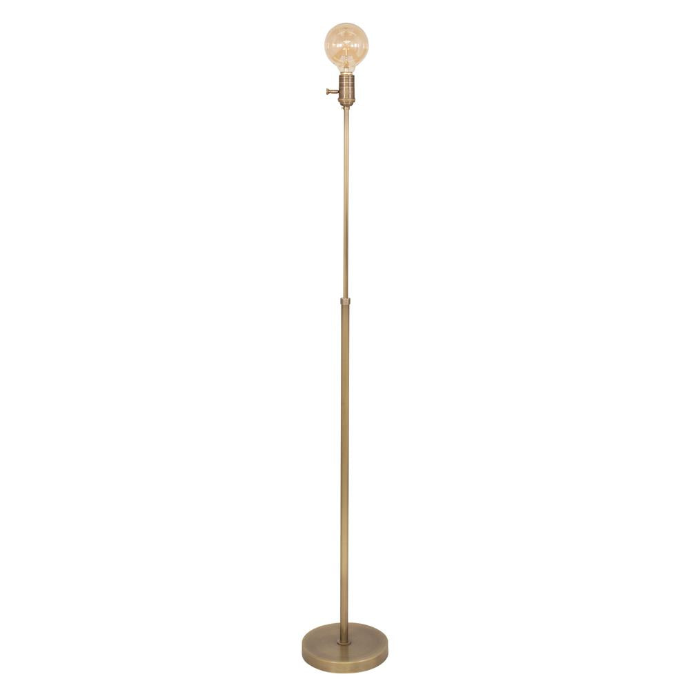 House of Troy Ira 8" Antique Brass Floor Lamp