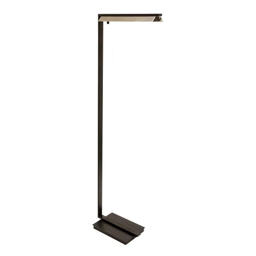 House of Troy Jay 52" Black with Polished Nickel Floor Lamp