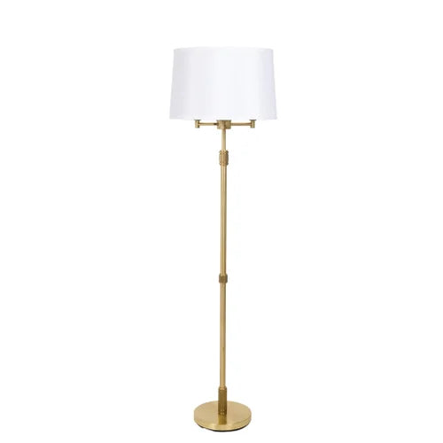 House of Troy Killington Brushed Brass Floor Lamp