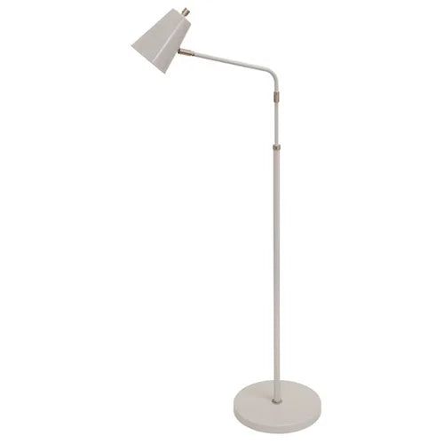 House of Troy Kirby LED Gray with Satin Nickel Floor Lamp