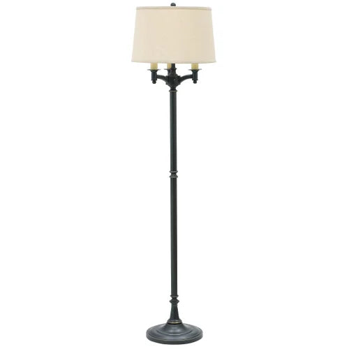 House of Troy Lancaster Six-Way 62.75" Oil Rubbed Bronze Floor Lamp