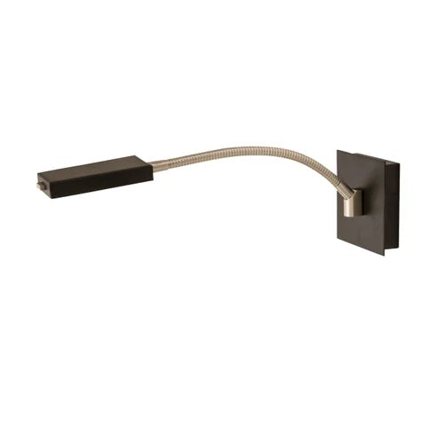 House of Troy Lewis Black with Satin Nickel Wall Lamp