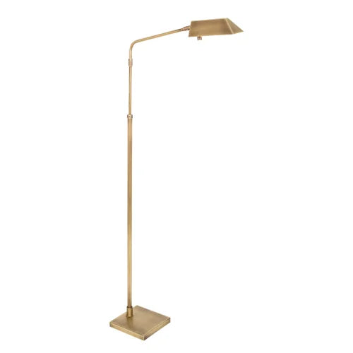 House of Troy Newbury Antique Brass Floor Lamp