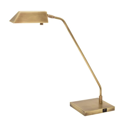 House of Troy Newbury Antique Brass Table Lamp