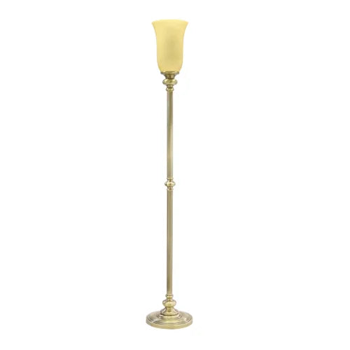 House of Troy Newport Torchiere 74.75" Antique Brass Floor Lamp