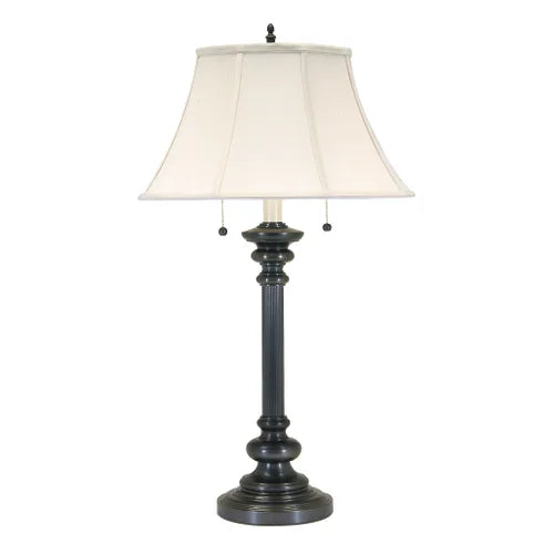 House of Troy Newport Twin Pull 30.25" Oil Rubbed Bronze Table Lamp