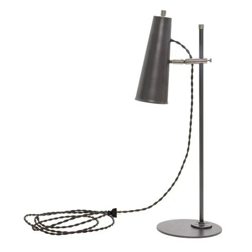 House of Troy Norton Granite with Satin Nickel Table Lamp
