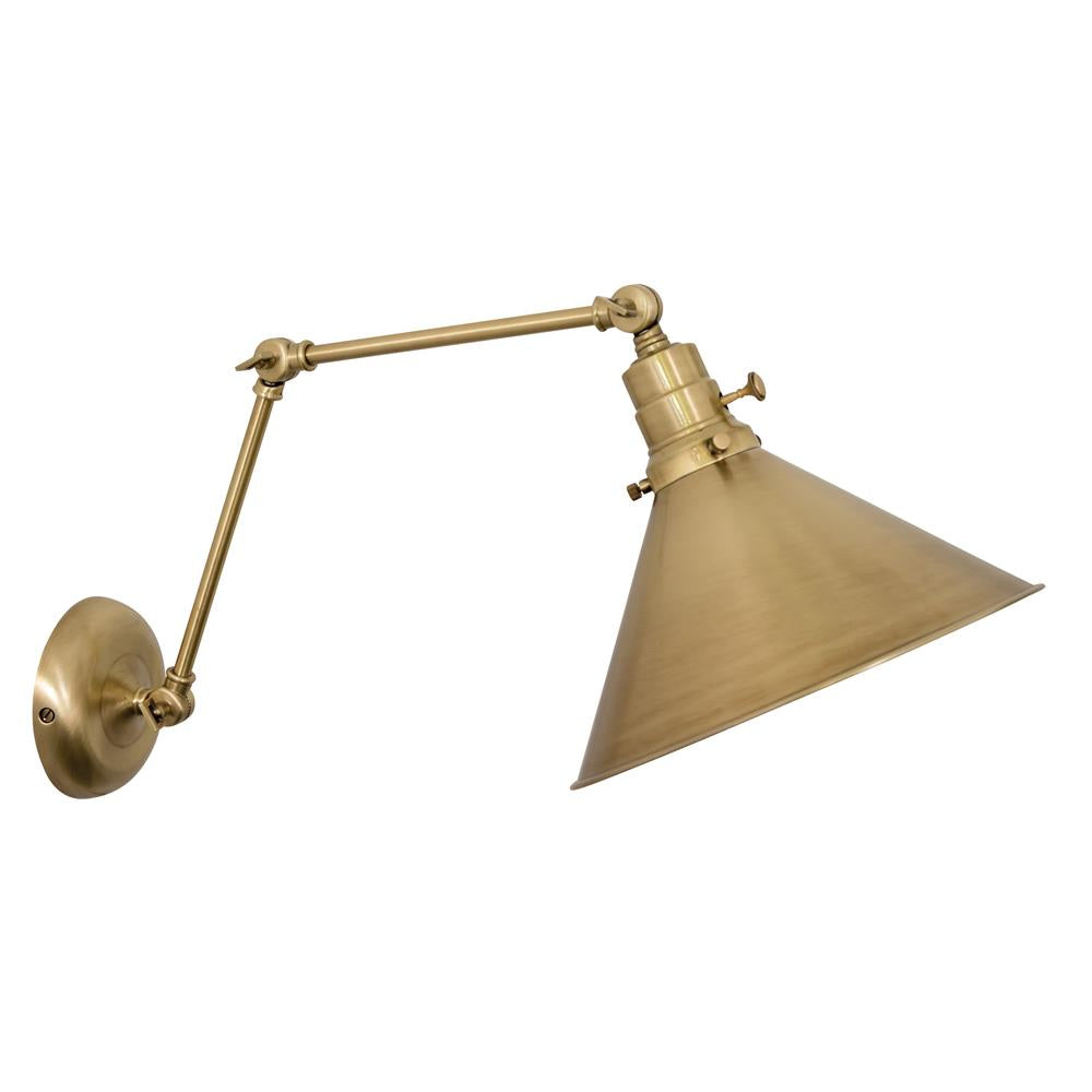 House of Troy Otis 10 Double Arm Antique Brass Wall Lamp