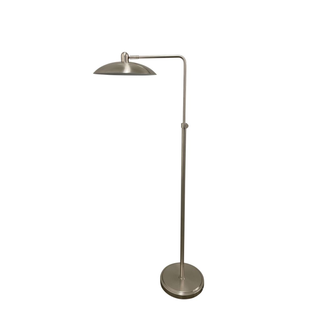 House of Troy RL200 Ridgeline 12" Satin Nickel Floor Lamp