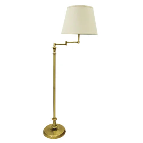 House of Troy Randolph 58" Antique Brass Floor Lamp