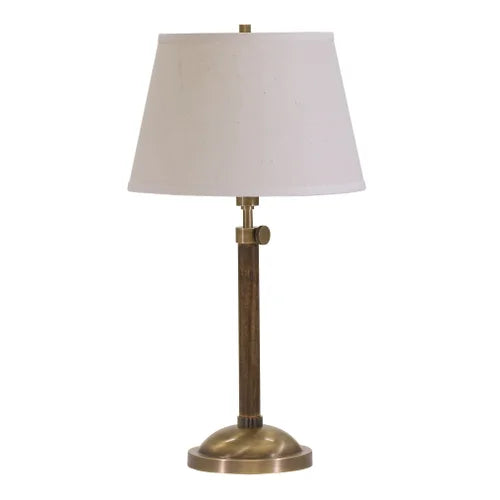 House of Troy Richmond Adjustable Antique Brass Table Lamp