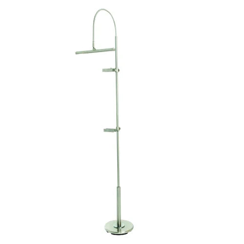 House of Troy River North Task Satin Nickel with Integrated LED Floor Lamp