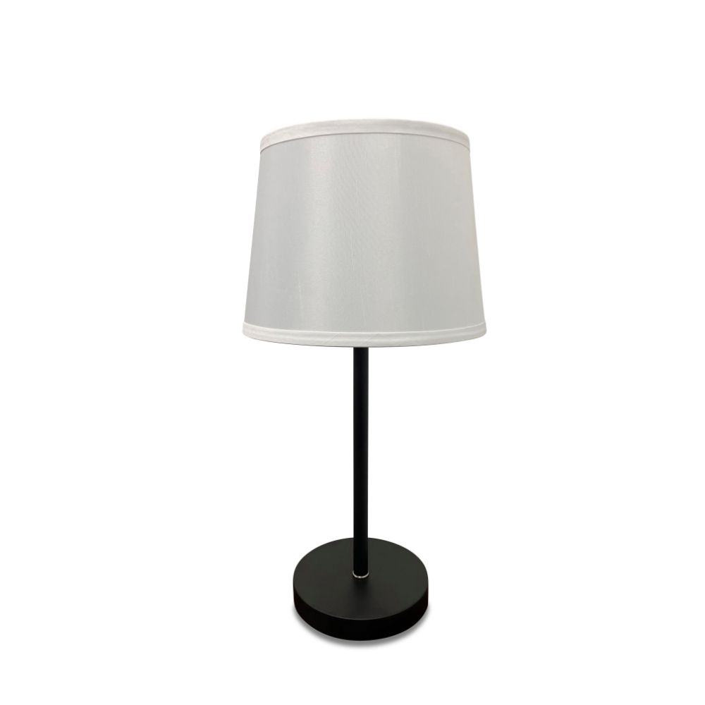 House of Troy S550 Sawyer 11" Black and Satin Nickel Table Lamp