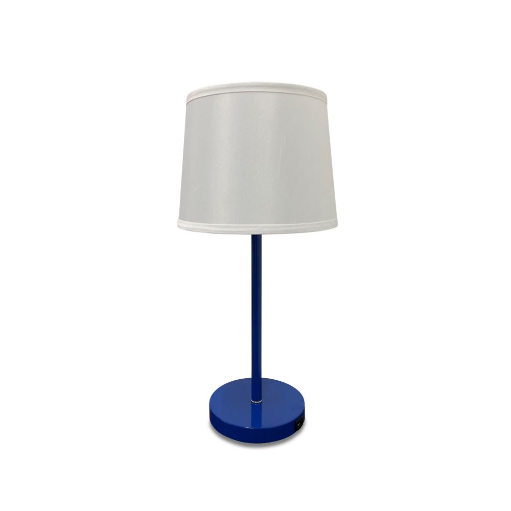 House of Troy S550 Sawyer 11" Colbalt and Satin Nickel Table Lamp