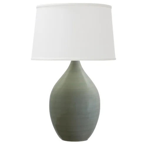 House of Troy Scatchard Stoneware 18.5" Celadon Table Lamp