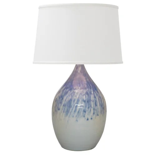 House of Troy Scatchard Stoneware 18.5" Decorated Gray Table Lamp