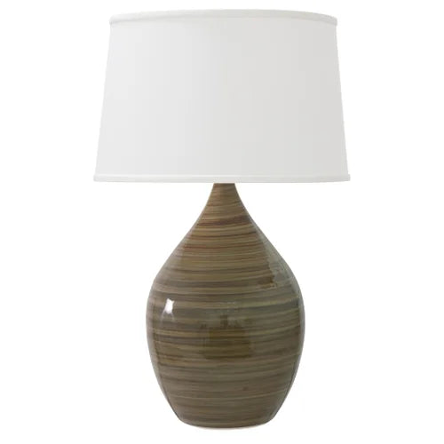 House of Troy Scatchard Stoneware 18.5" Tiger's Eye Table Lamp