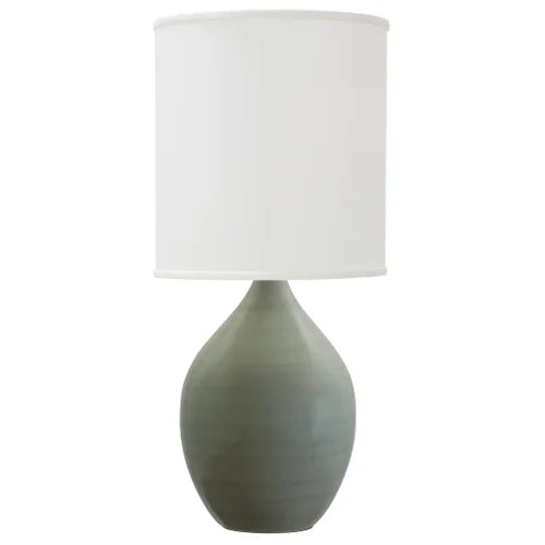 House of Troy Scatchard Stoneware 20.5" Celadon Table Lamp
