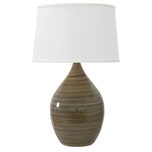 House of Troy Scatchard Stoneware 21" Tiger's Eye Table Lamp