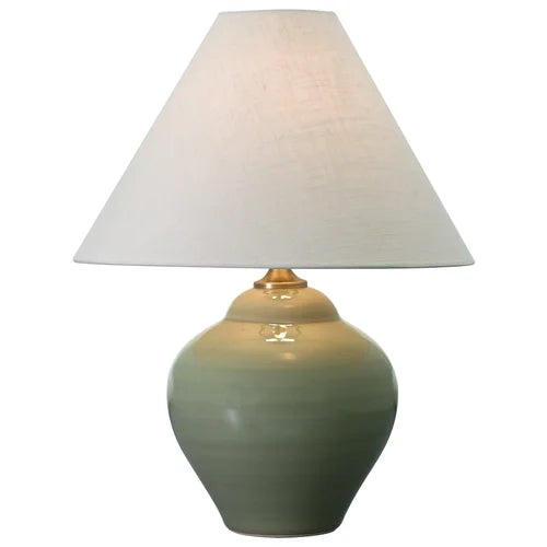 House of Troy Scatchard Stoneware 21.5" Celadon Gloss Table Lamp