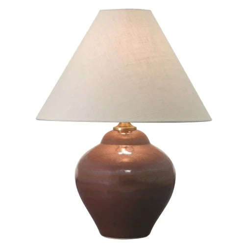 House of Troy Scatchard Stoneware 21.5" Iron Red Table Lamp