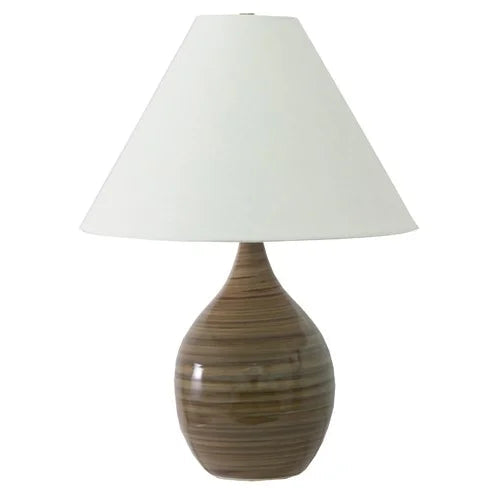 House of Troy Scatchard Stoneware 22.5" GS300-Tiger's Eye Table Lamp