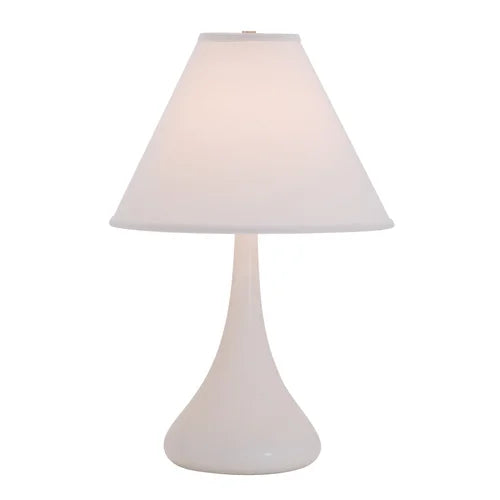House of Troy Scatchard Stoneware 23" White Matte Table Lamp