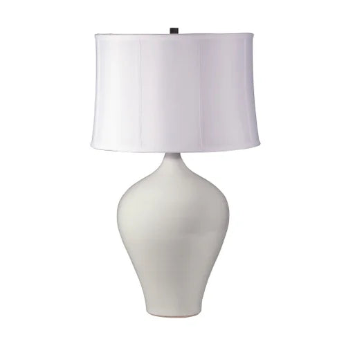 House of Troy Scatchard Stoneware 25" GS160-White Gloss Lamp
