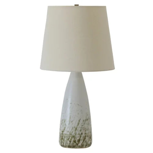 House of Troy Scatchard Stoneware 25.5" Decorated White Gloss Table Lamp