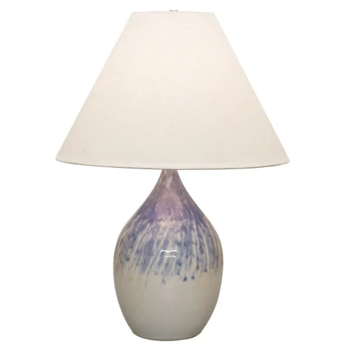 House of Troy Scatchard Stoneware 28" Decorated Gray Table Lamp