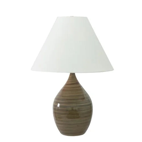 House of Troy Scatchard Stoneware 28" Tiger's Eye Table Lamp