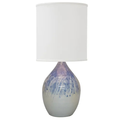House of Troy Scatchard Stoneware 30" Decorated Gray Table Lamp