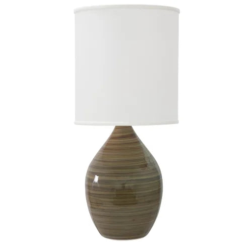 House of Troy Scatchard Stoneware 30" Tiger's Eye Table Lamp