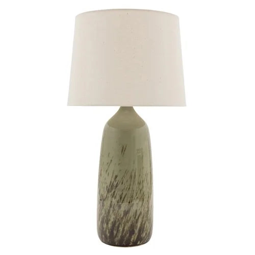 House of Troy Scatchard Stoneware 31" Decorated Celadon Table Lamp