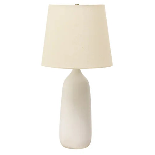 House of Troy Scatchard Stoneware 31" White Matte Table Lamp