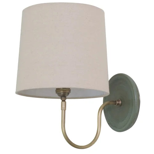 House of Troy Scatchard Stoneware Green Matte Wall Lamp