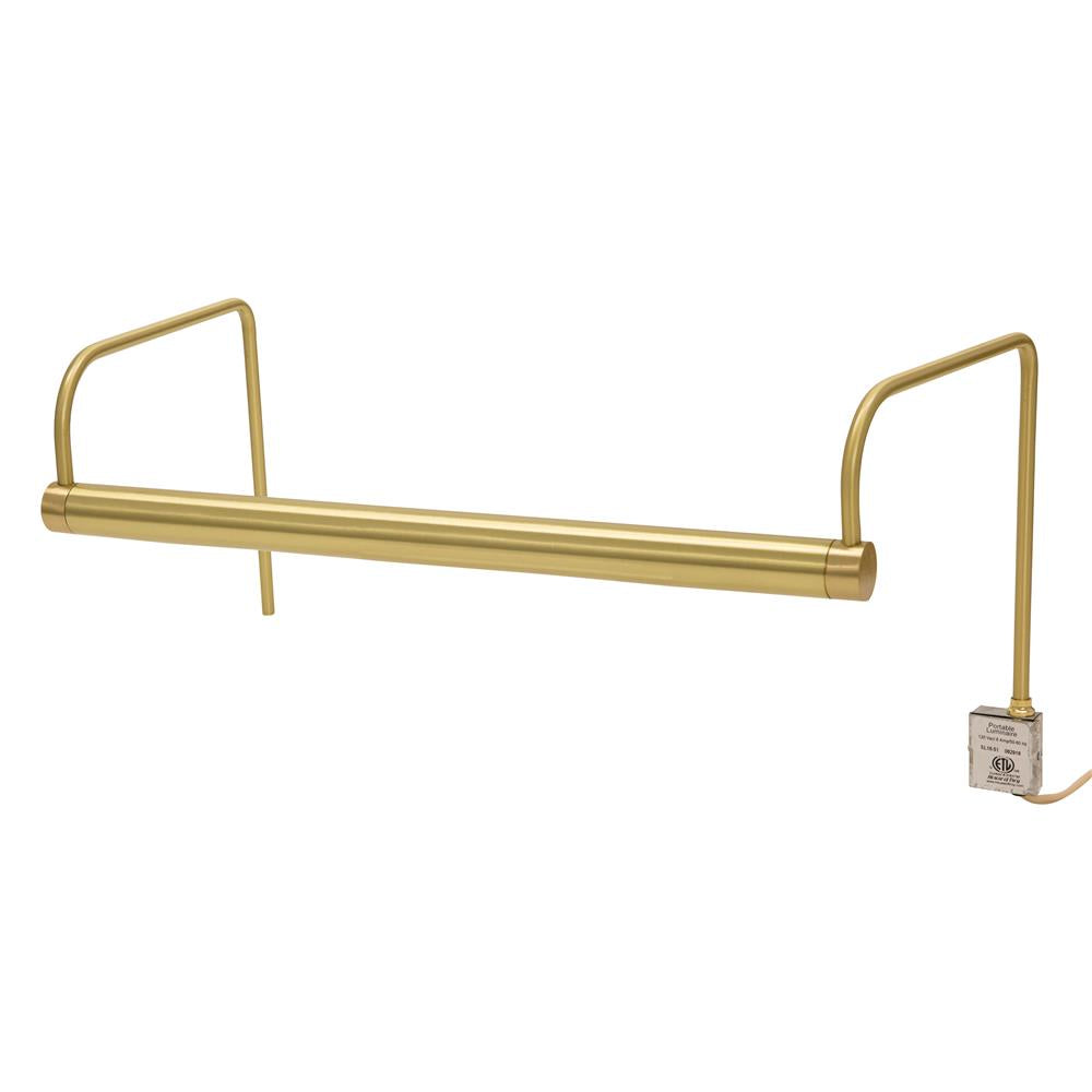 House of Troy Slim-line 16" Satin Brass Picture Light