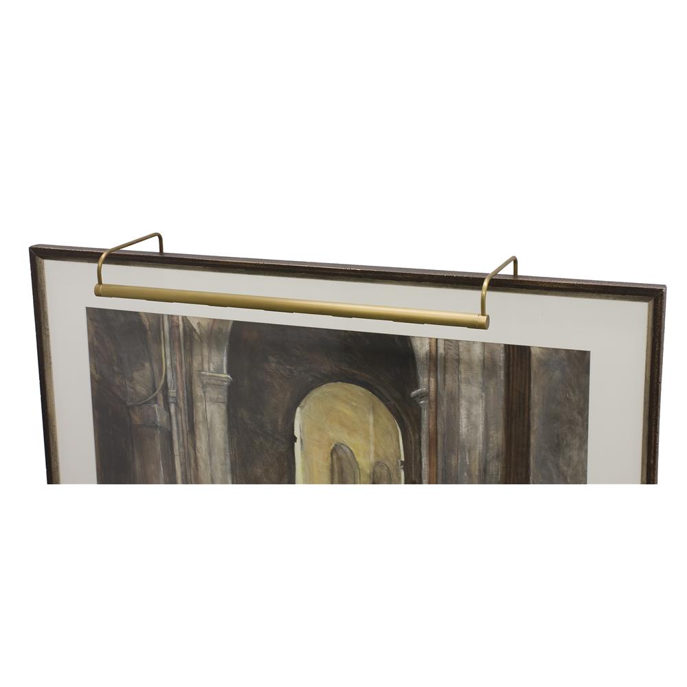 House of Troy Slim-line 16" Weathered Brass Picture Light