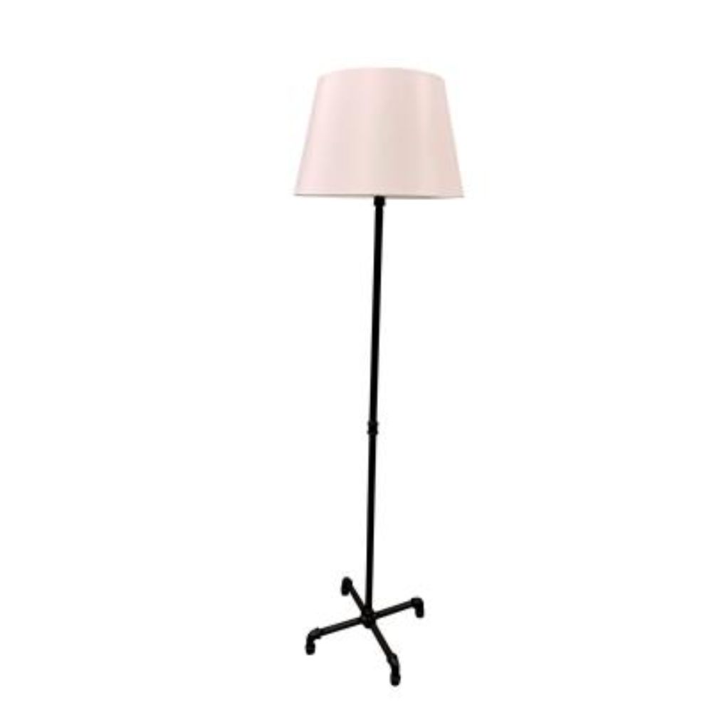 House of Troy Studio 17" Black Floor Lamp with Fabric Shade