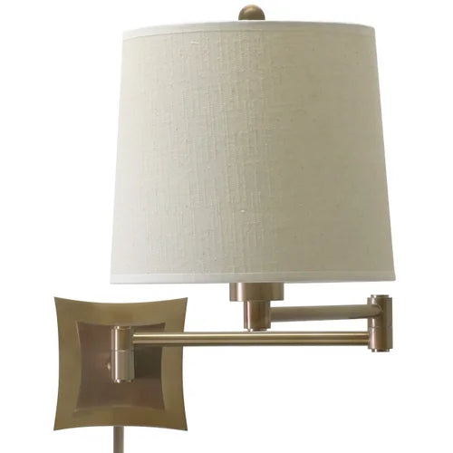 House of Troy Swing Arm Antique Brass Wall Lamp WS752-AB