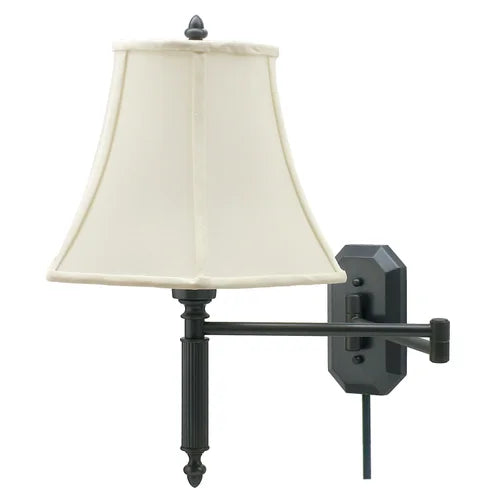 House of Troy Swing Arm Oil Rubbed Bronze Wall Lamp WS-706-OB
