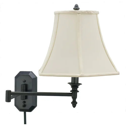 House of Troy Swing Arm Oil Rubbed Bronze Wall Lamp WS-708-OB