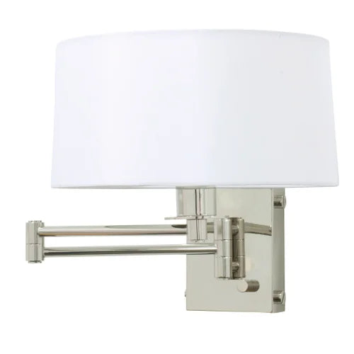 House of Troy Swing Arm Polished Nickel Wall Lamp WS776-PN